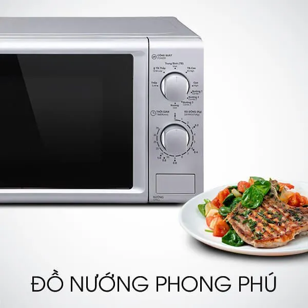 Tính năng nướng tự động phong phú thực đơn