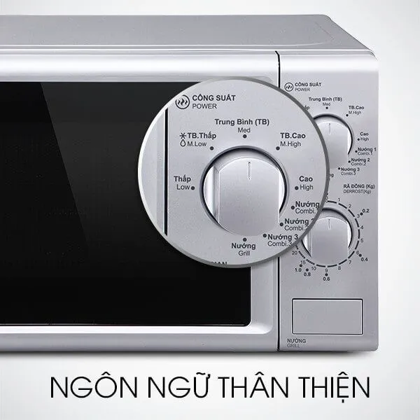 Thiết kế màu bạc sang trọng, dễ phối nội thất