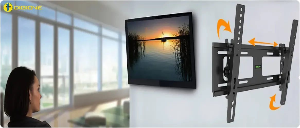 Giá treo tivi nghiêng gật gù văn phòng