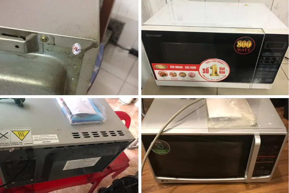 Thay linh kiện lò vi sóng