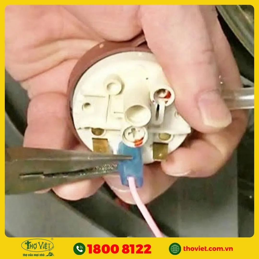 Cảm biến mực nước máy giặt bị lỗi khiến máy vắt liên tục