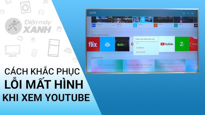 Hướng Dẫn Khắc Phục Lỗi Không Xem Được YouTube Trên Tivi Sony Bravia