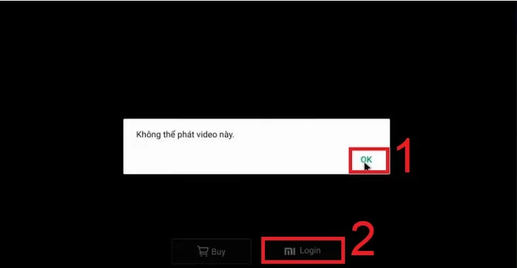 Bước 8: Chọn OK > Chọn Login.