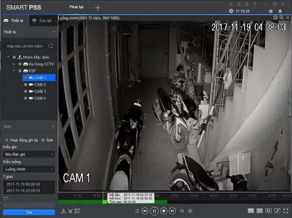 Chọn lại về biểu tượng cái kéo để chọn thời gian kết thúc muốn lưu ra để xuất thiết lập.