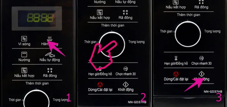 Menu hâm nóng tự động