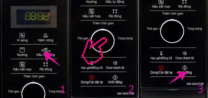 15 thực đơn nấu tự động