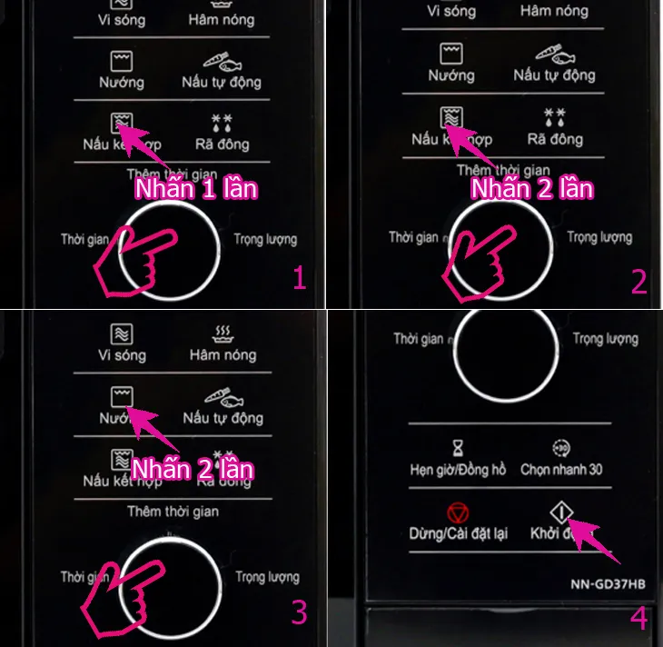 Lập trình nấu 3 giai đoạn