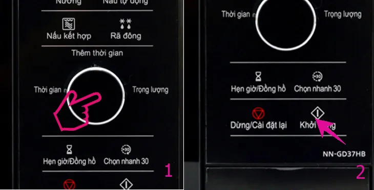 Thêm thời gian sau khi nấu