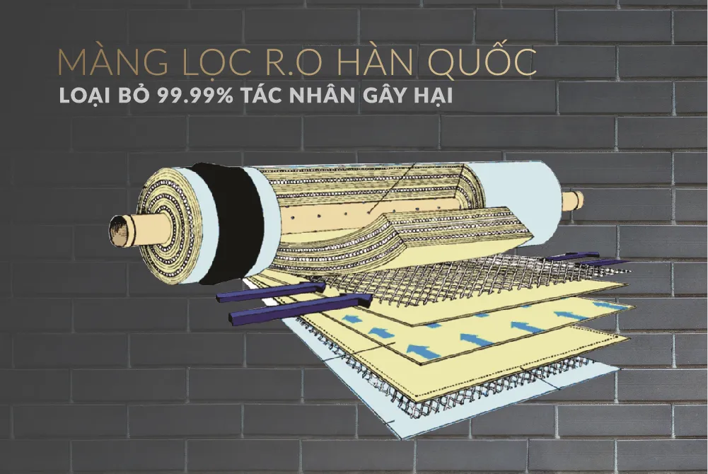 Vị trí và tầm quan trọng của màng lọc RO trong hệ thống