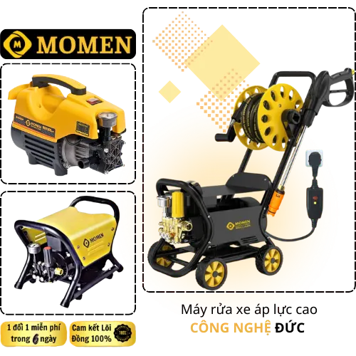 Giới thiệu thương hiệu máy rửa xe công suất lớn Momen tại Điện Máy Ánh Ngân