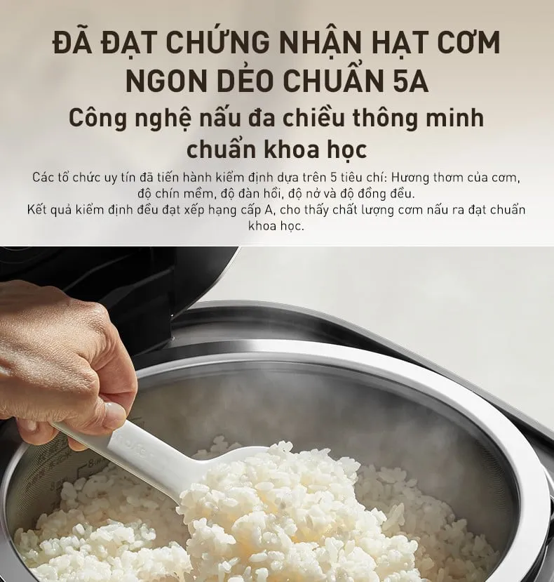 Quy trình làm mát bằng khí lạnh của nồi cơm điện không dính Joyoung