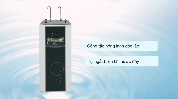 Model KG10A3 trang bị tính năng tự ngắt bơm an toàn