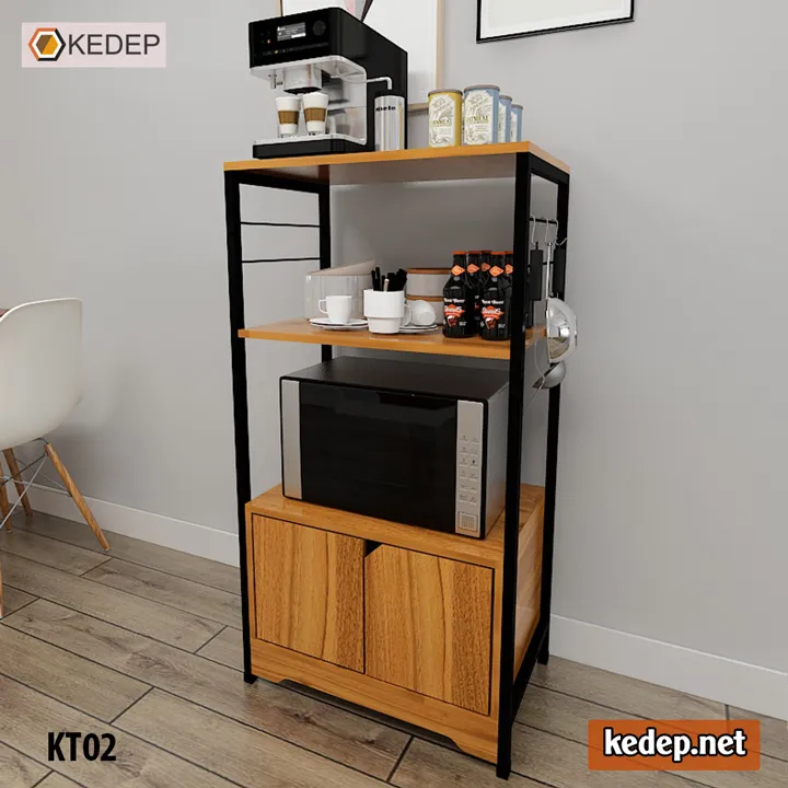 Kệ tủ gỗ KT02 sang trọng