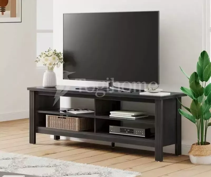 Kệ tivi khung sắt đơn giản màu đen