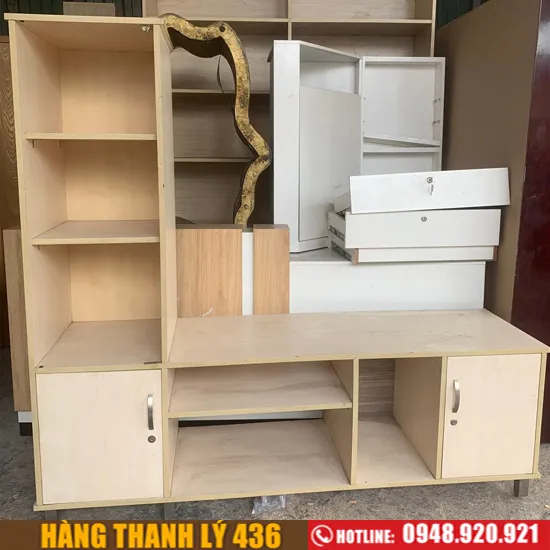 Kệ tivi phòng khách hình chữ L