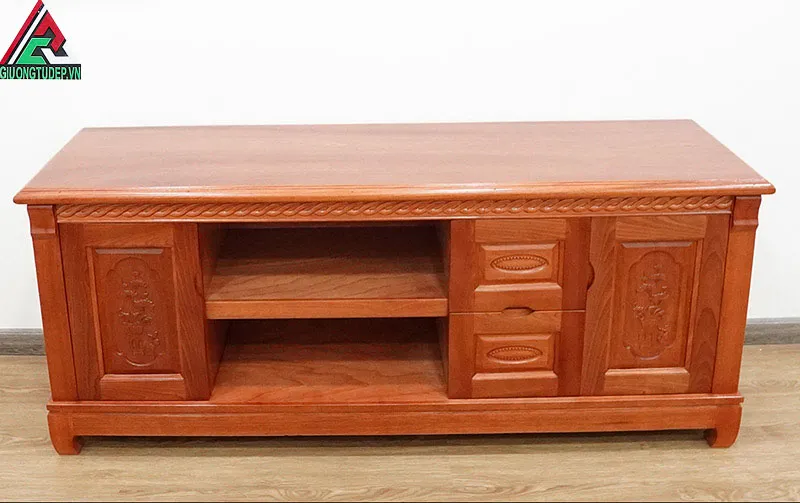 Kệ tivi gỗ xoan đào 1m6