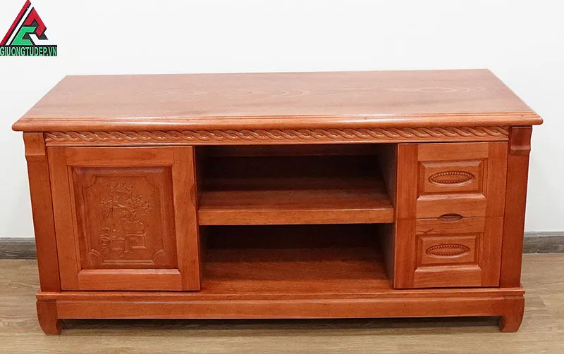 Kệ tivi gỗ xoan đào 1m2