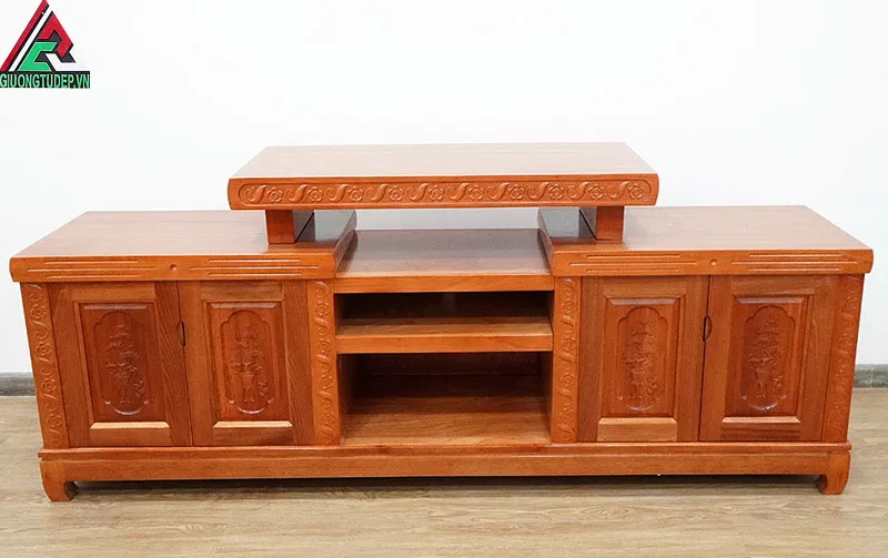 Kệ tivi gỗ xoan đào 1m8