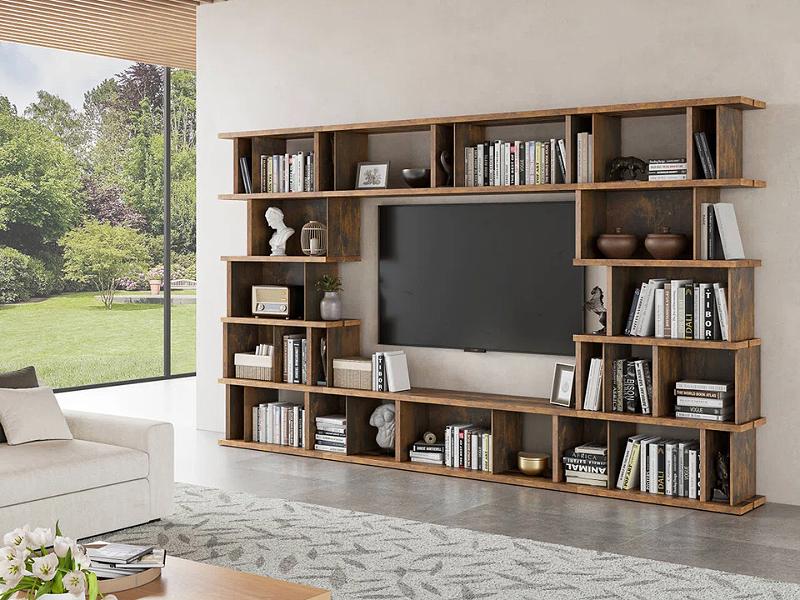 Kệ Tivi Kết Hợp Tủ Sách: Giải Pháp Lưu Trữ Hiện Đại Cho Không Gian Sống