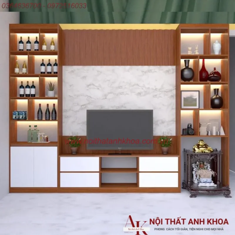 Mẫu Bàn Thờ Kết Hợp Tủ Tivi: Giải Pháp Tối Ưu Không Gian Cho Nhà Hiện Đại