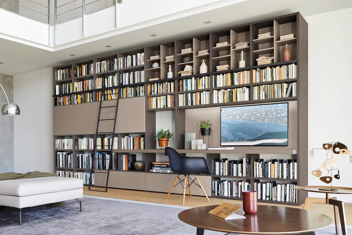 kệ tivi vách ngăn phòng khách