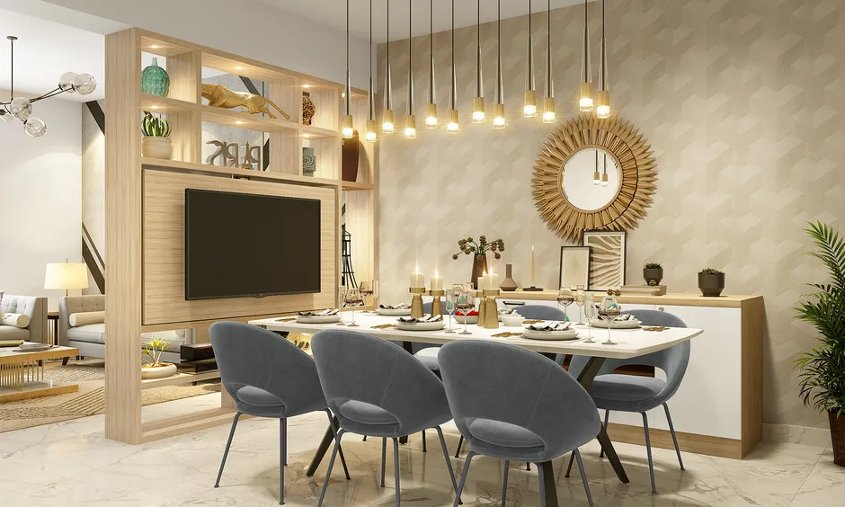 kệ tivi vách ngăn phòng khách