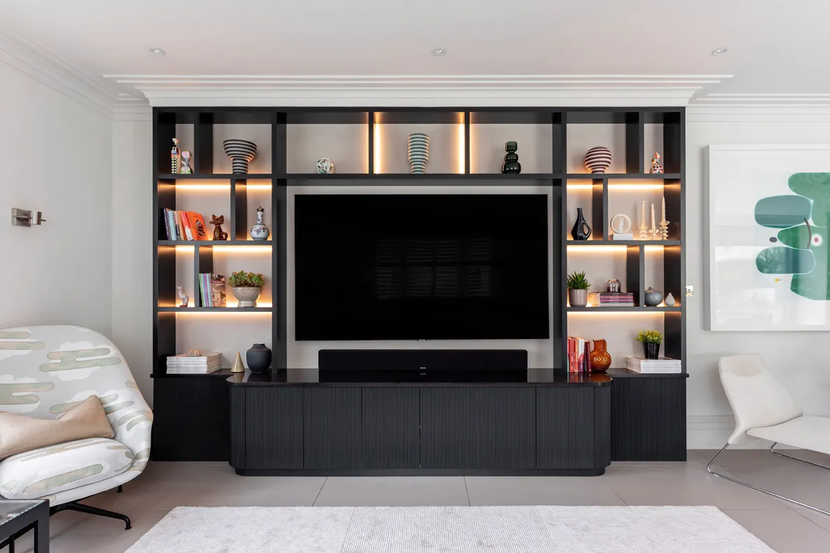 kệ tivi vách ngăn phòng khách