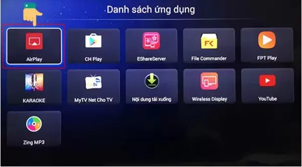 Kết nối bằng AirPlay