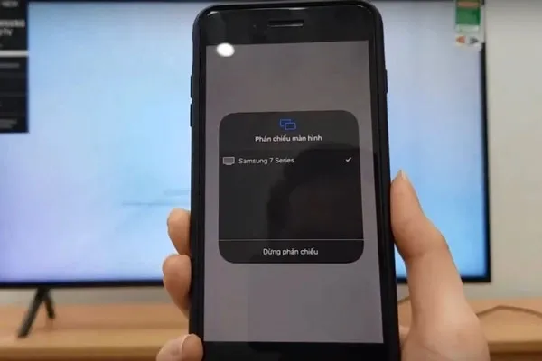Nhập mã xác nhận kết nối