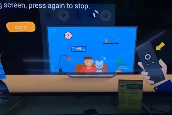 Chấp nhận kết nối trên tivi Sony