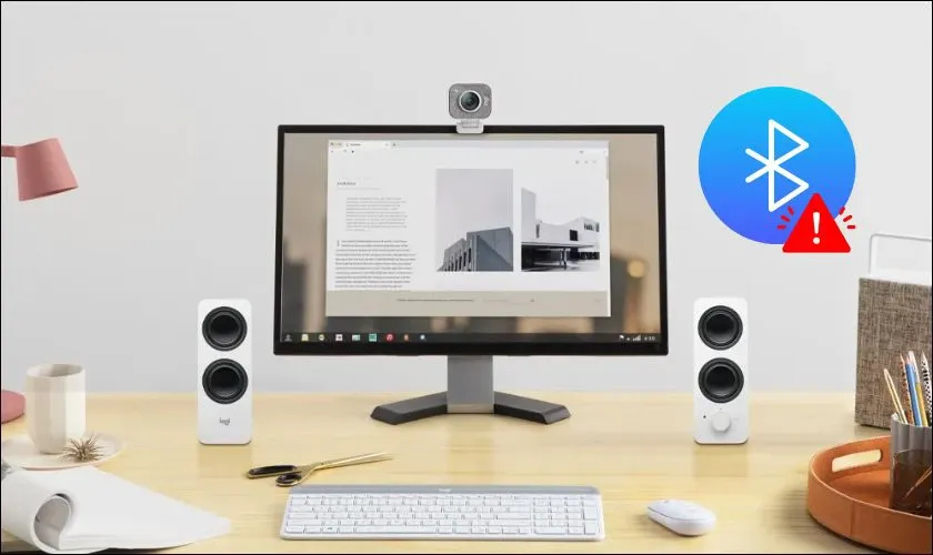 Sơ đồ giải quyết các lỗi nhiễu tín hiệu Bluetooth trên PC để bàn