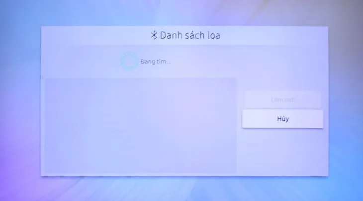 Chọn thiết bị loa cần kết nối