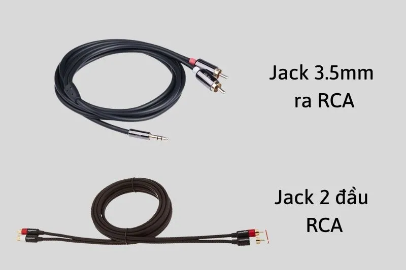 Chuẩn bị dây dẫn có 2 đầu tương thích với thiết bị