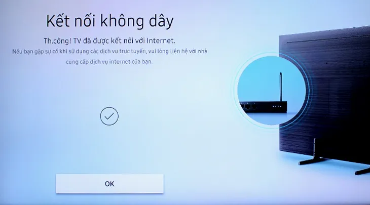 Nhập mật khẩu wifi chính xác để hoàn tất quy trình cài đặt mạng