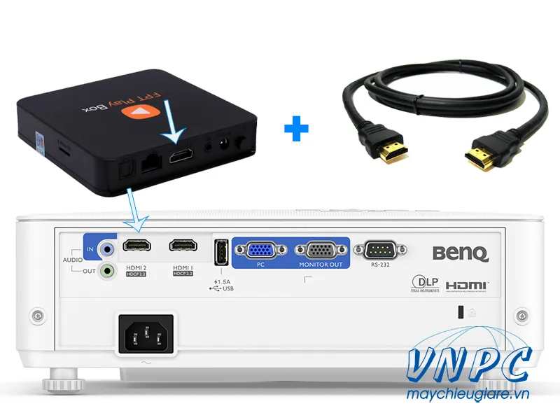 Kết nối máy chiếu với FPT Play Box