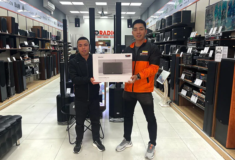 Khách hàng lựa chọn mua Loa bluetooth DENON Home 350 chính hãng tại Điện Máy Ánh Ngân!