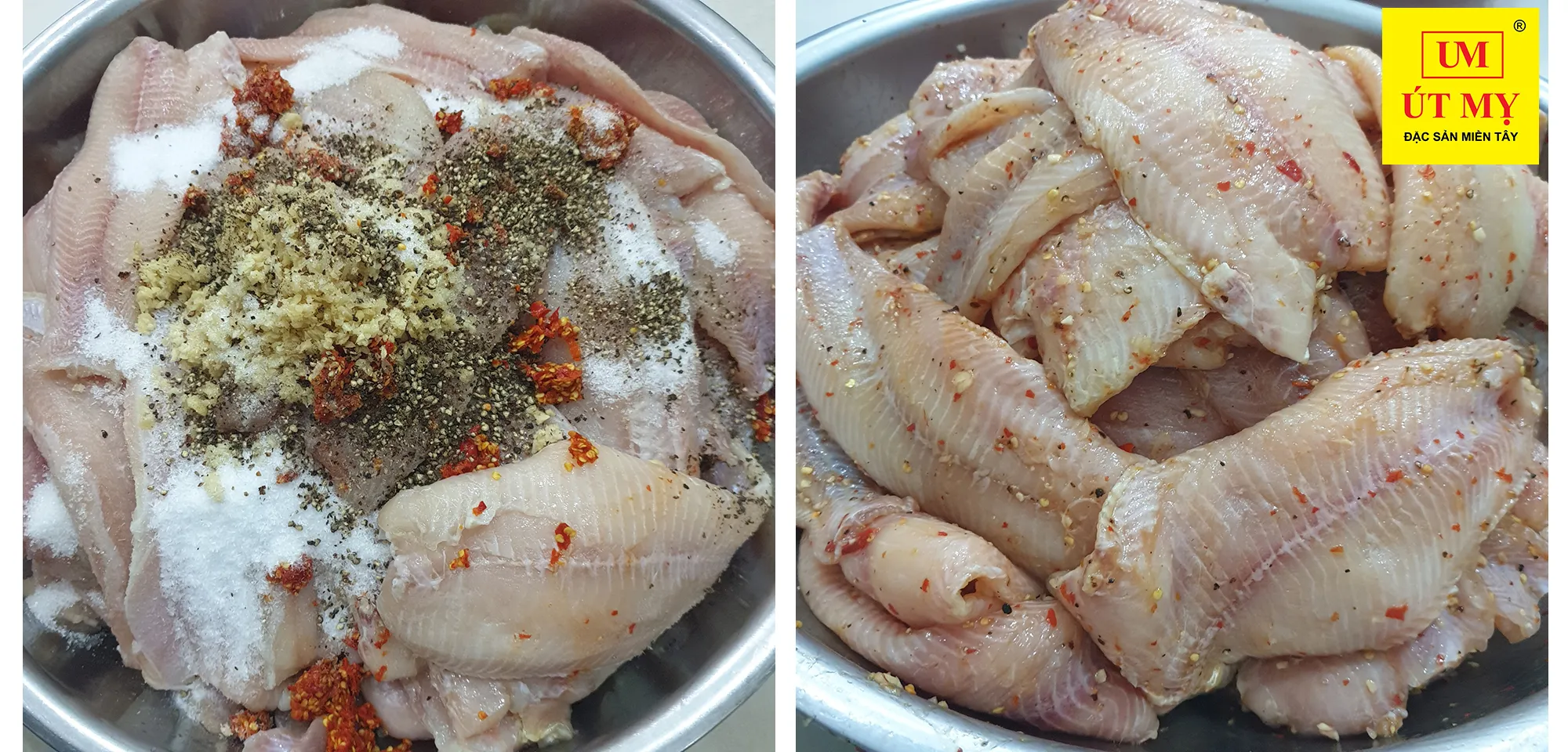 Quy trình cho cá vào khay sấy chuyên dụng sạch sẽ và chuyên nghiệp