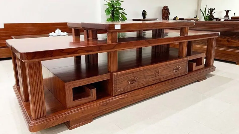 Chất lượng số một của kệ tivi gỗ nguyên khối