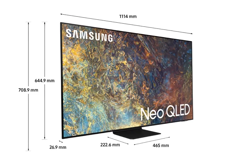 Kích thước tivi smart tivi Neo QLED 4K 50 inch Samsung QA50QN90AAKXXV