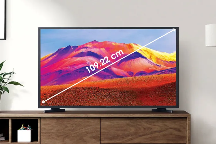 kích thước tivi samsung 43 inch 1