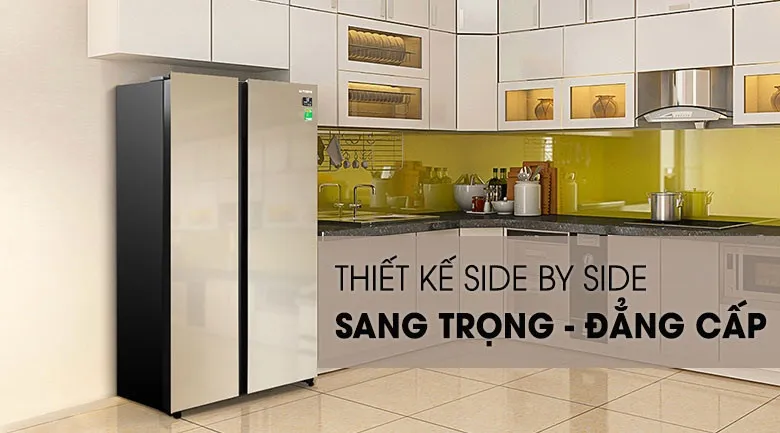 So sánh kích thước các dòng tủ lạnh Side by Side
