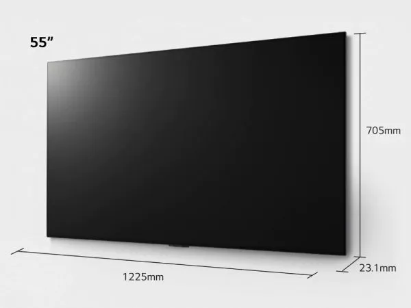Kích thước tivi 55 inch chuẩn của các hãng hiện nay