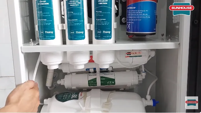 Kiểm tra quá trình hoạt động của máy lọc nước