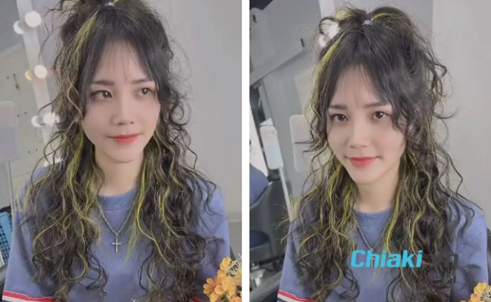 Kiểu tóc mullet Hồng Kông nữ