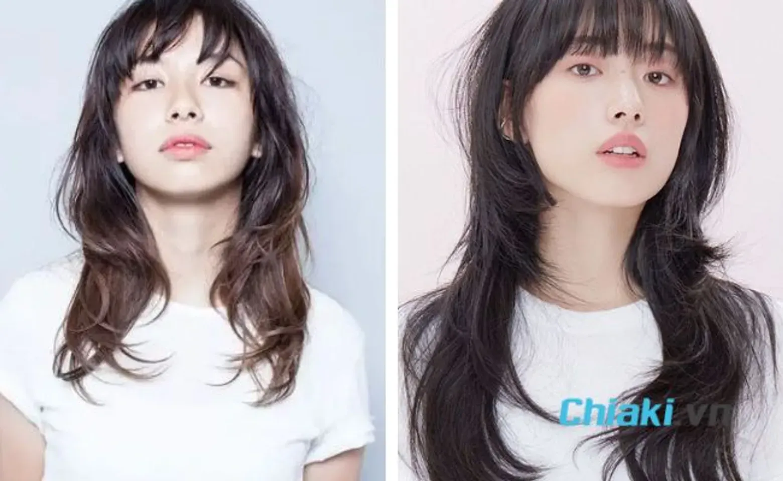 Kiểu tóc mullet nữ uốn chữ S