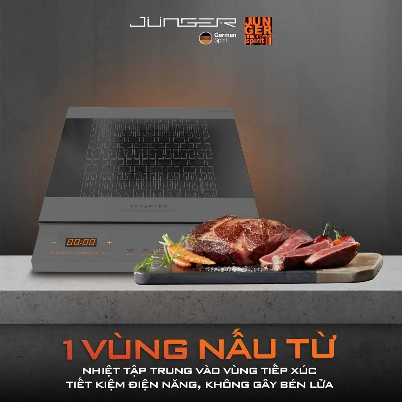 Bếp từ đơn giúp tiết kiệm thời gian, điện năng và cực kỳ dễ sử dụng tại không gian bếp hiện đại