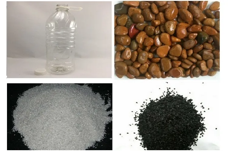 Chuẩn bị nguyên vật liệu làm máy lọc nước từ chai nhựa tái chế