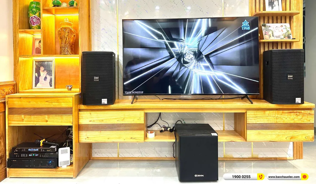 Lắp đặt dàn karaoke BIK cho chị Thanh tại Quốc Oai – Hà Nội