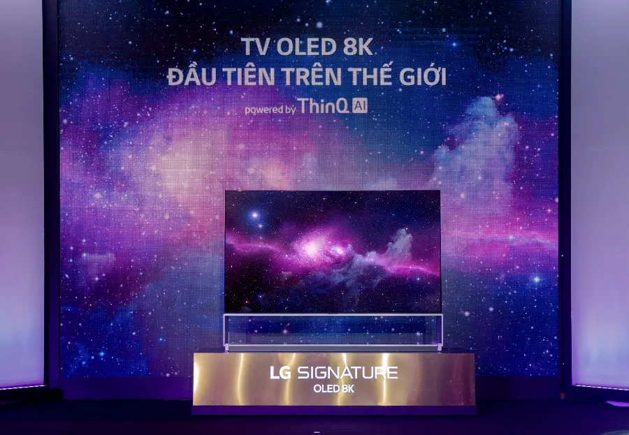 Siêu phẩm LG Signature OLED 8K 88 inch đầu tiên tại Việt Nam