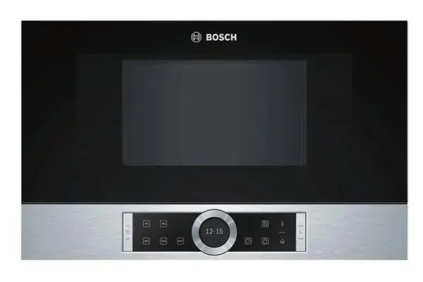 Lò vi sóng Bosch BFL634GS1B hiện đại không đĩa xoay